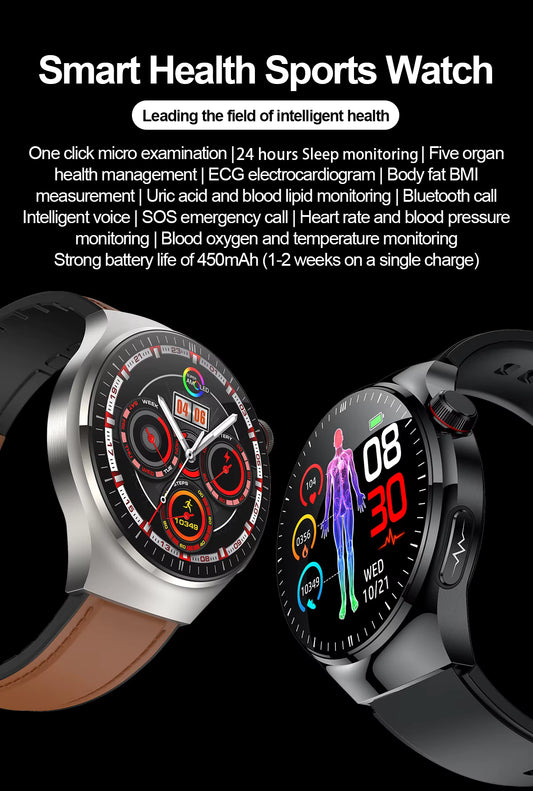 CardioSense ECG Smartwatch Advanced Health Monitoring Watch