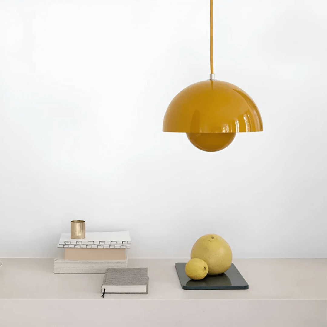 Scandinavian Flower Pot Pendant Lamp with E26 Socket