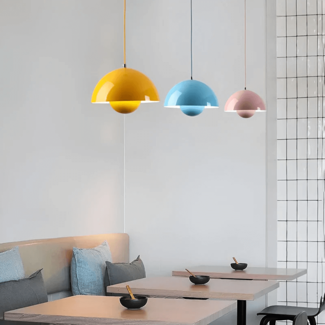Scandinavian Flower Pot Pendant Lamp with E26 Socket