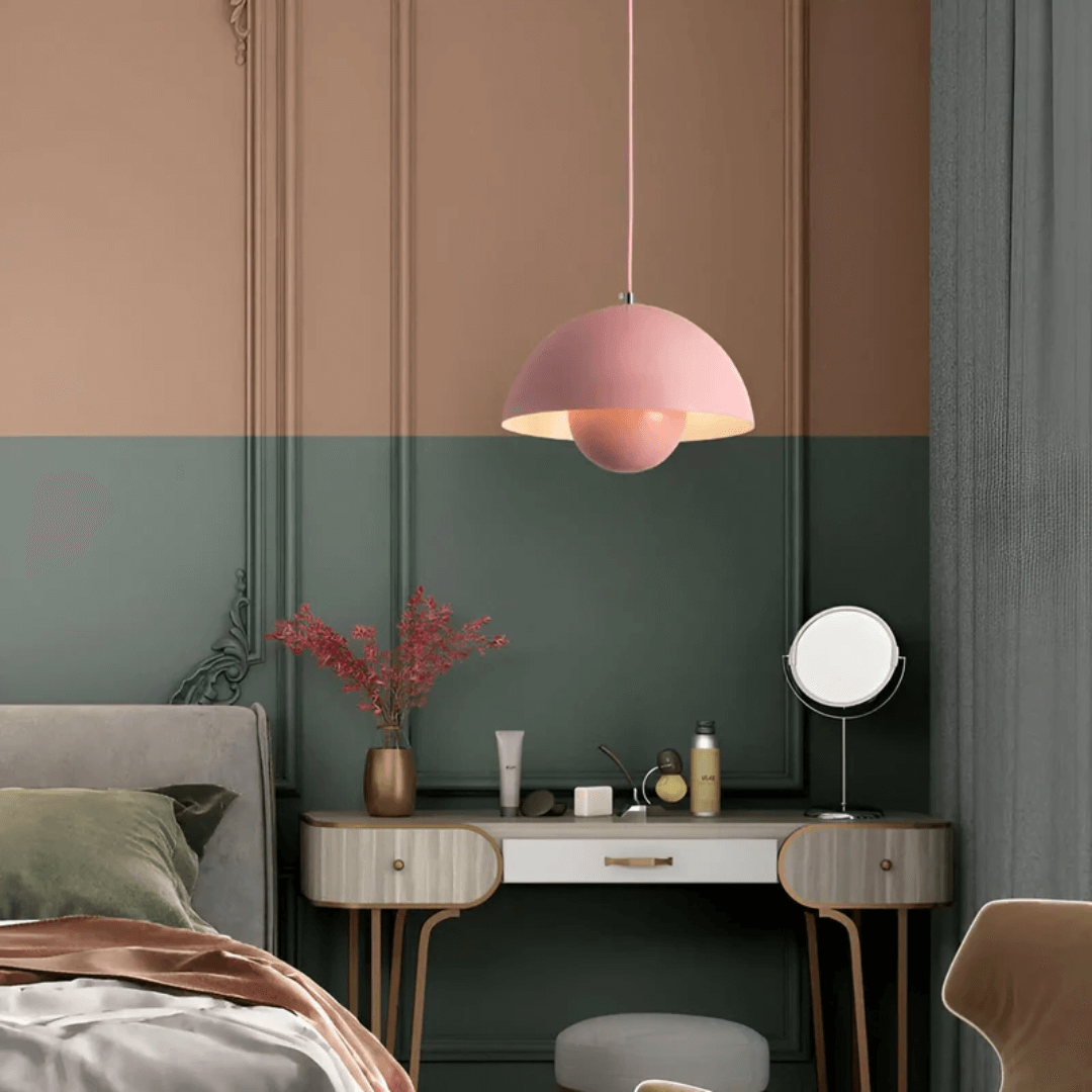 Scandinavian Flower Pot Pendant Lamp with E26 Socket