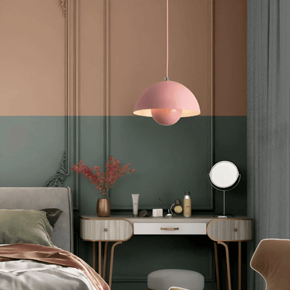 Scandinavian Flower Pot Pendant Lamp with E26 Socket