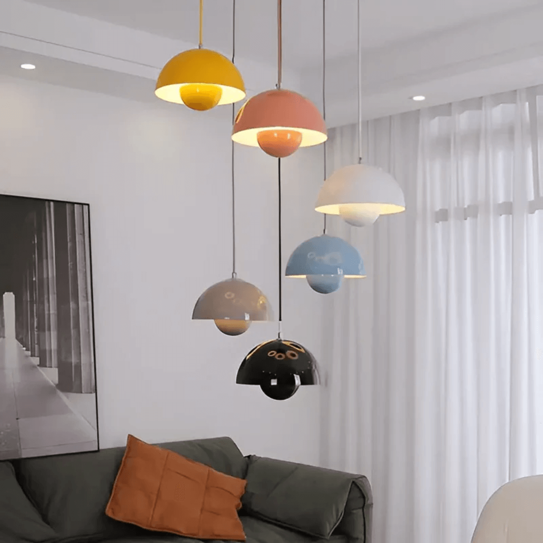 Scandinavian Flower Pot Pendant Lamp with E26 Socket