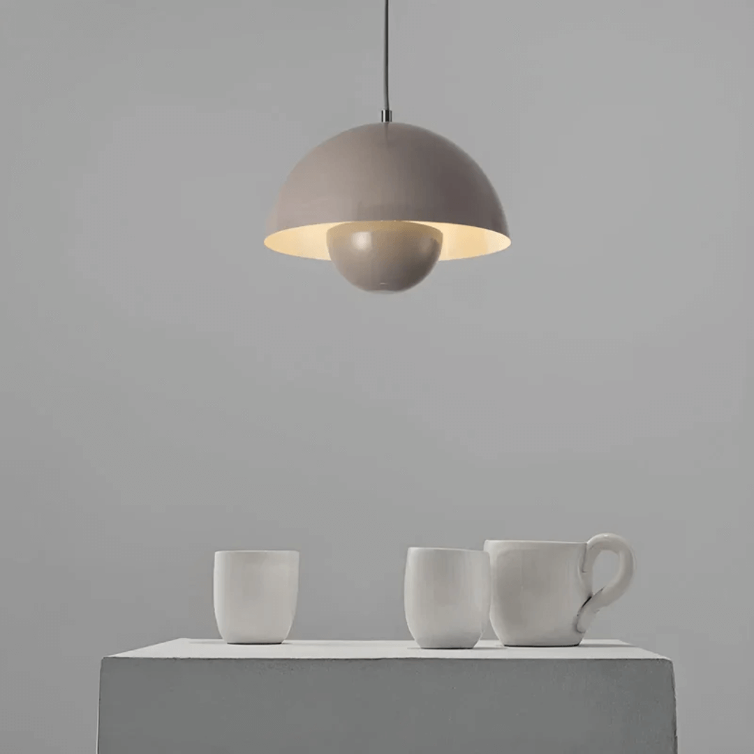 Scandinavian Flower Pot Pendant Lamp with E26 Socket