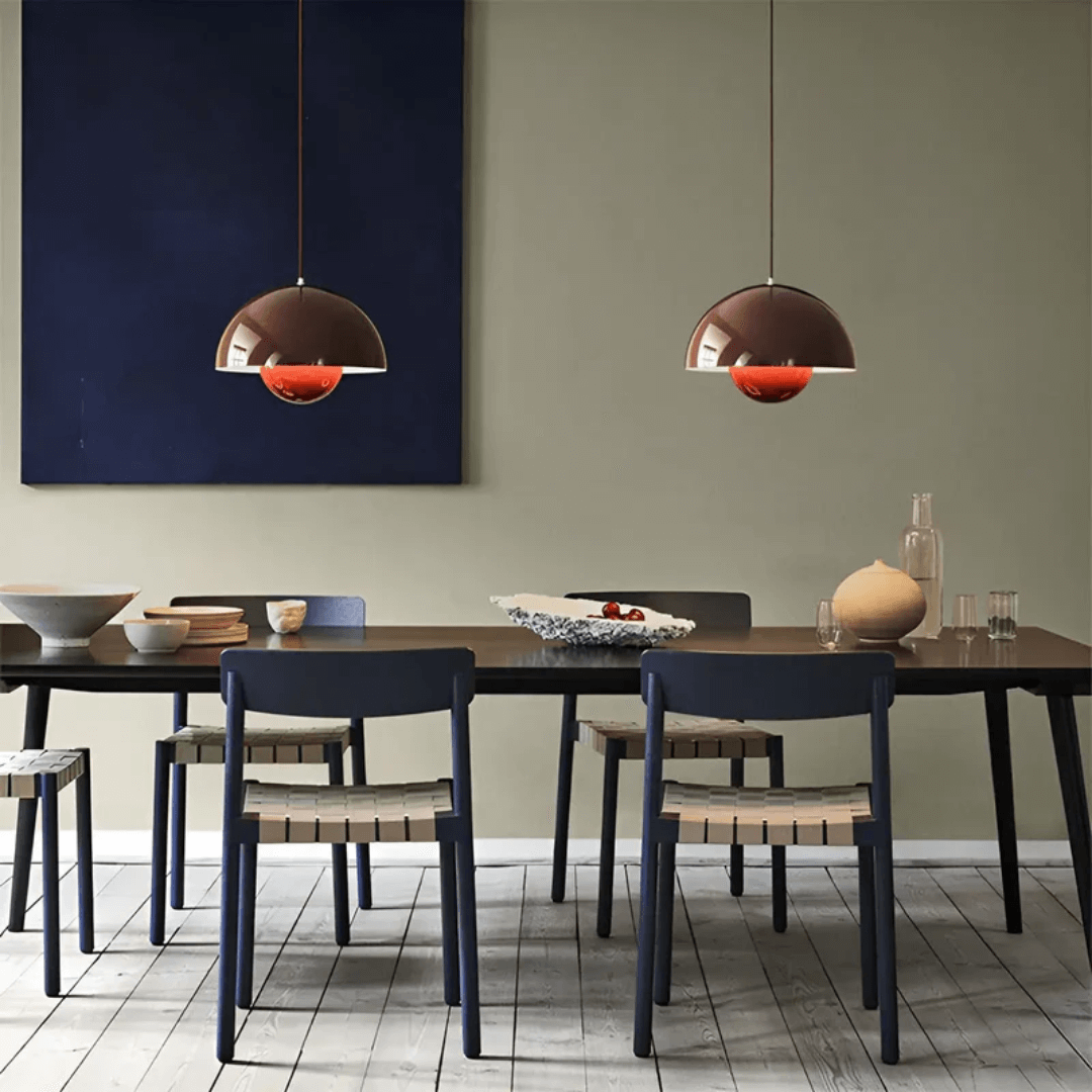 Scandinavian Flower Pot Pendant Lamp with E26 Socket