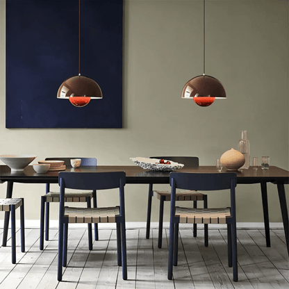 Scandinavian Flower Pot Pendant Lamp with E26 Socket