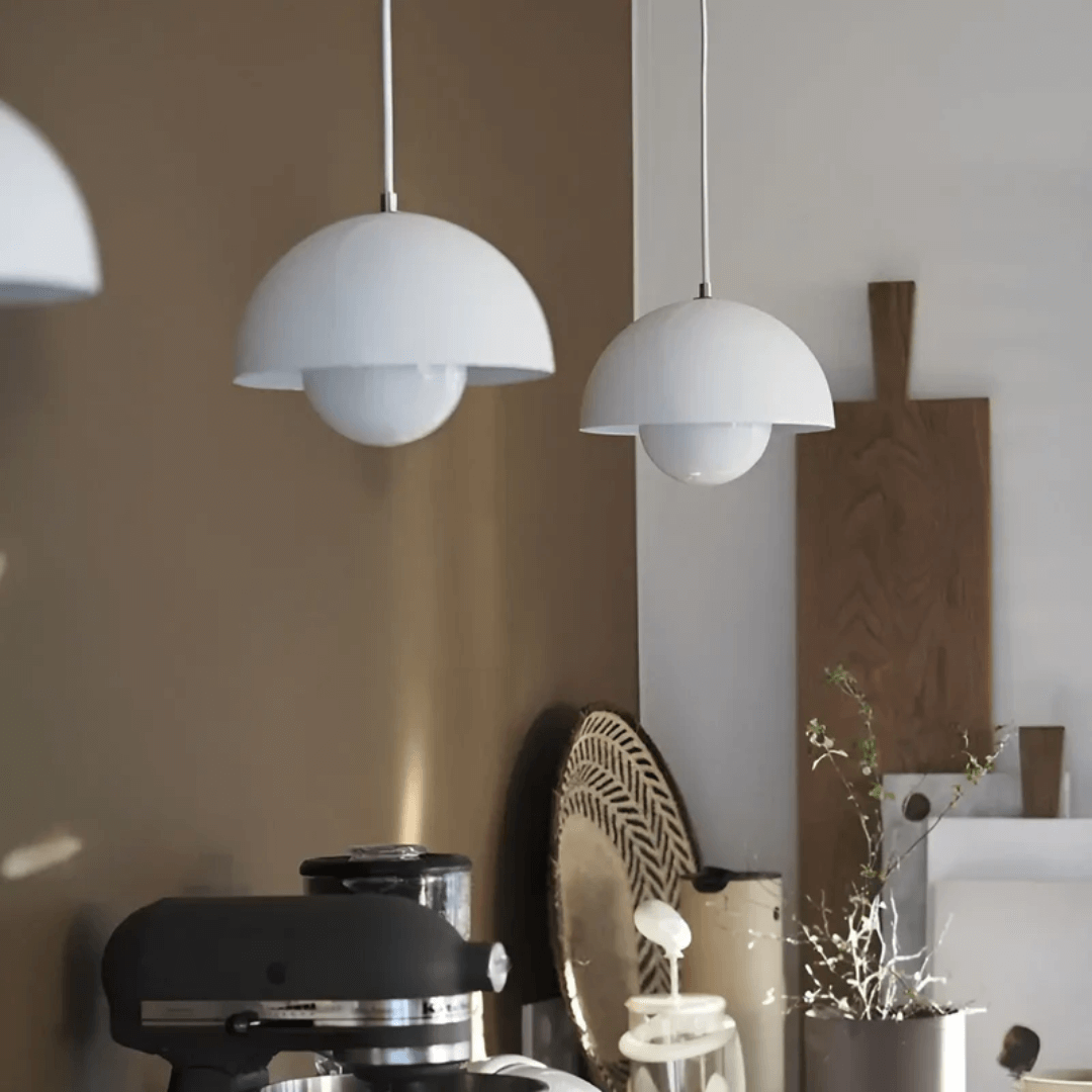 Scandinavian Flower Pot Pendant Lamp with E26 Socket