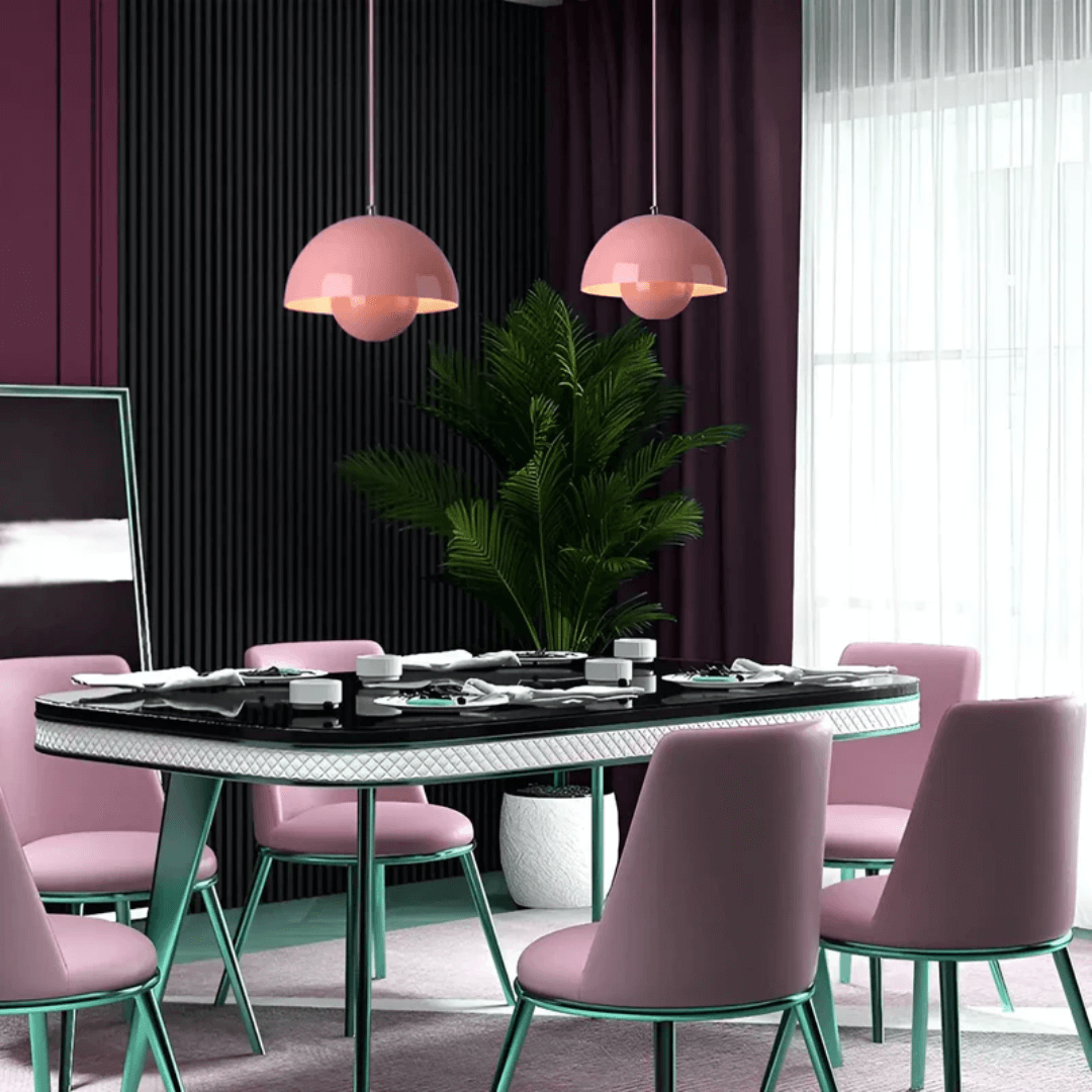 Scandinavian Flower Pot Pendant Lamp with E26 Socket