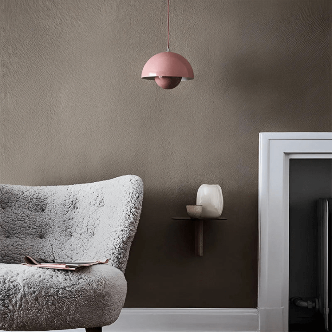 Scandinavian Flower Pot Pendant Lamp with E26 Socket
