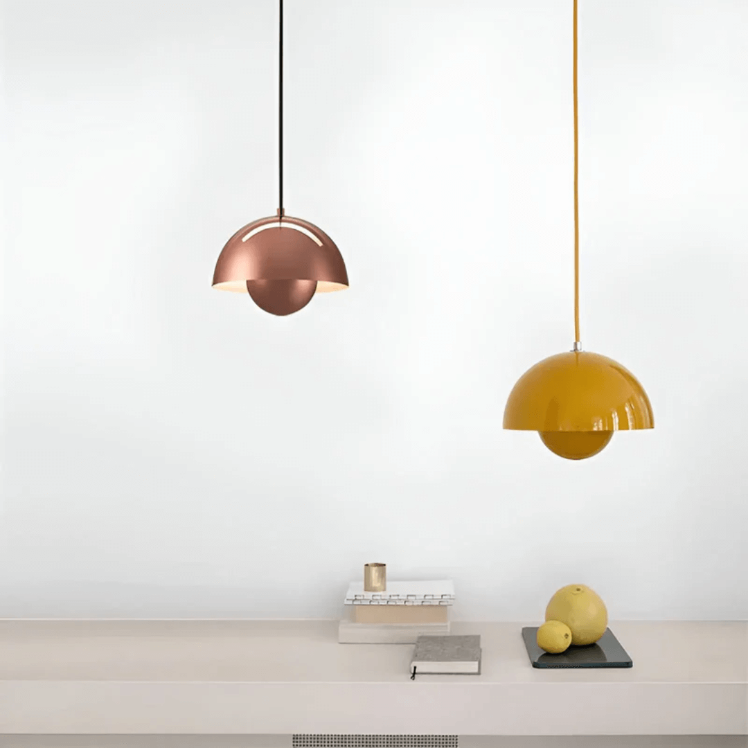 Scandinavian Flower Pot Pendant Lamp with E26 Socket