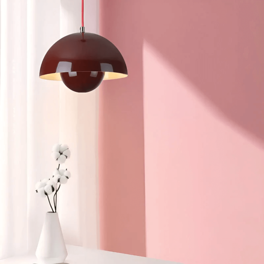 Scandinavian Flower Pot Pendant Lamp with E26 Socket