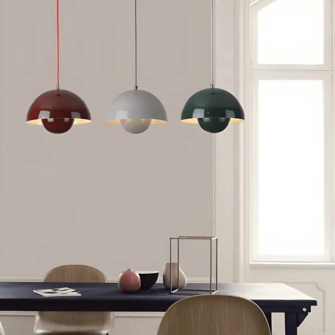 Scandinavian Flower Pot Pendant Lamp with E26 Socket