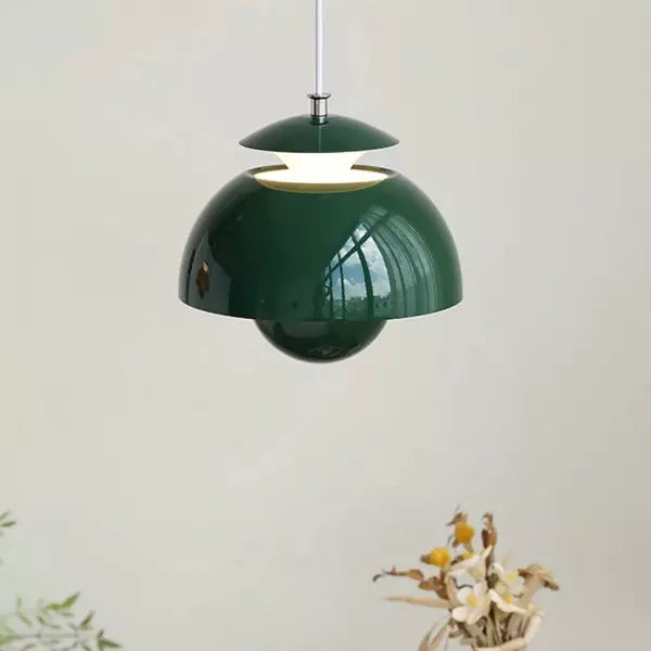 Scandinavian Layered Metal Pendant Light