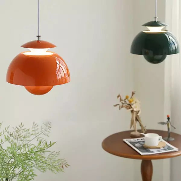 Scandinavian Layered Metal Pendant Light