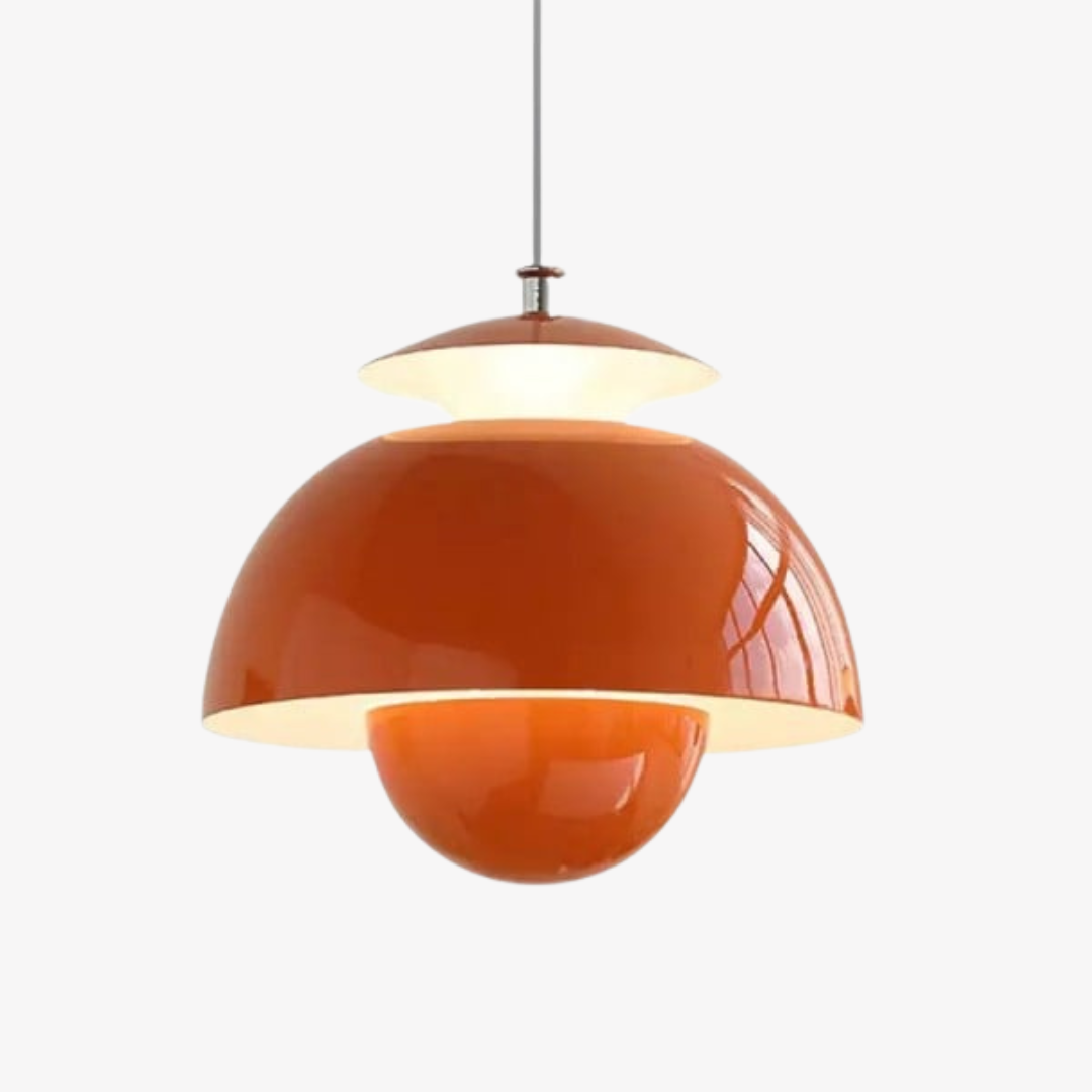 Scandinavian Layered Metal Pendant Light