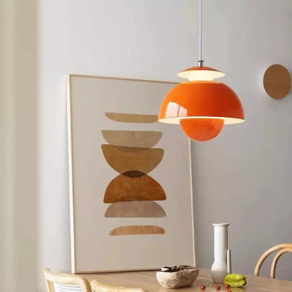 Scandinavian Layered Metal Pendant Light