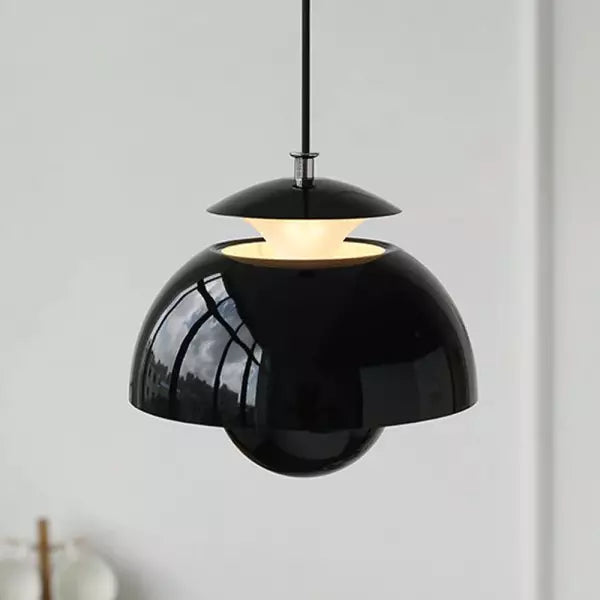 Scandinavian Layered Metal Pendant Light