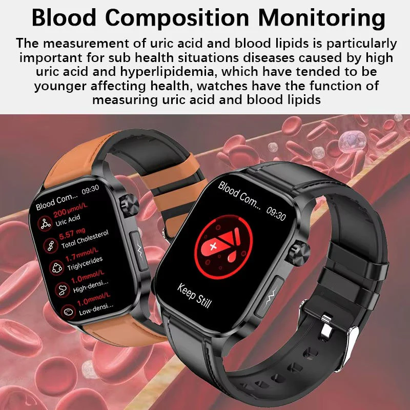 Senior Smartwatch with Health Tracking, Bluetooth Calling and SOS Alert
