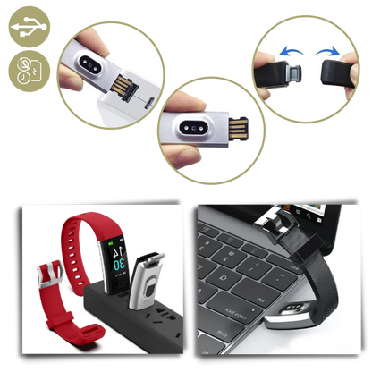 Senior Smartwatch with Heart Rate and Blood Pressure Tracking