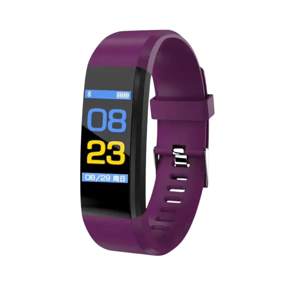 Senior Smartwatch with Heart Rate and Blood Pressure Tracking