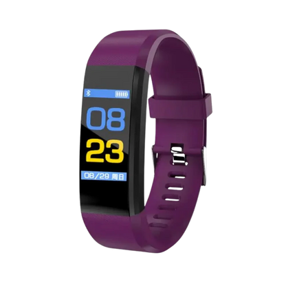 Senior Smartwatch with Heart Rate and Blood Pressure Tracking