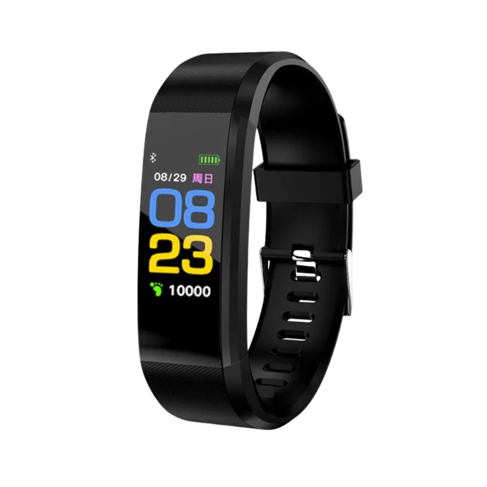 Senior Smartwatch with Heart Rate and Blood Pressure Tracking