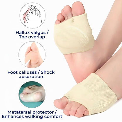 Silicone Gel Forefoot Cushion for Metatarsalgia Support