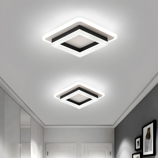 Slim Square LED Ceiling Light Minimalist Flush Mount