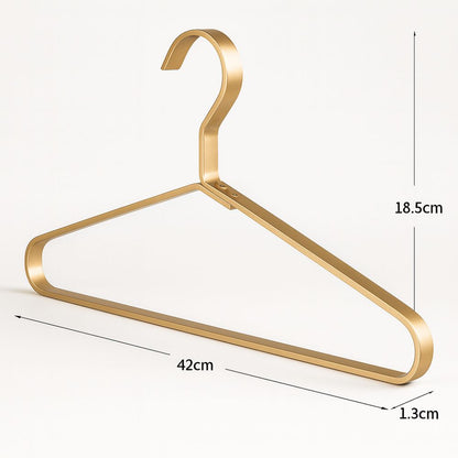 Slimline Aluminium Alloy Clothes Hangers for Space Saving Wardrobes