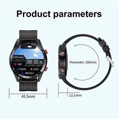 Smart Health Monitoring Watch with Heart Rate Sleep and BP Tracking