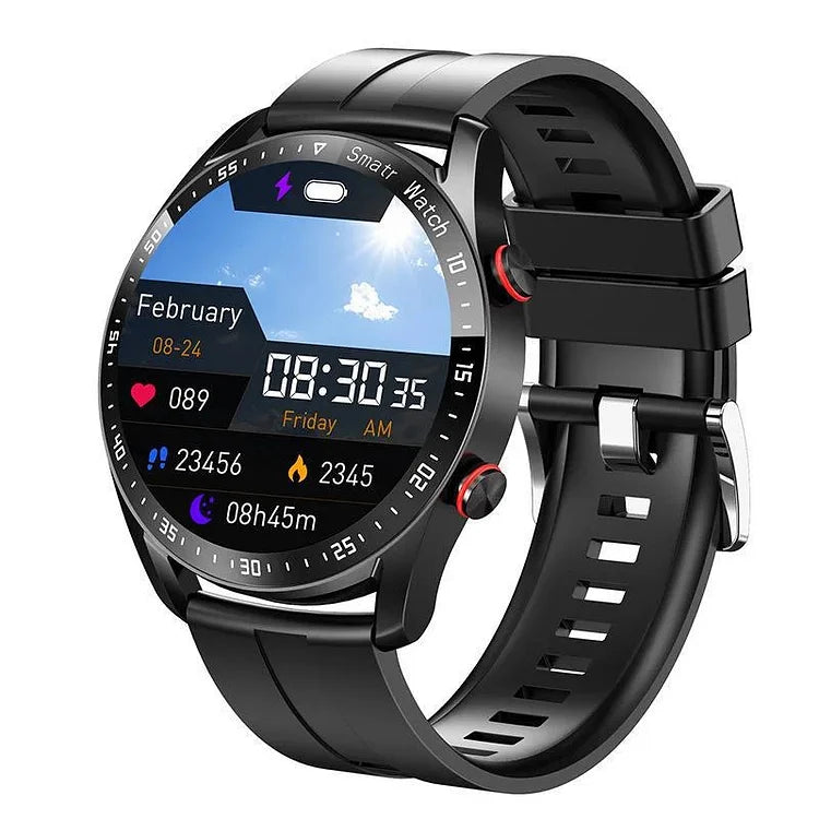 Smart Health Watch with Heart Rate, Blood Pressure and Blood Oxygen Tracking