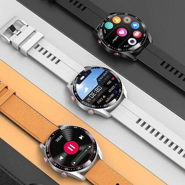 Smart Health Watch with Heart Rate, Blood Pressure and Blood Oxygen Tracking