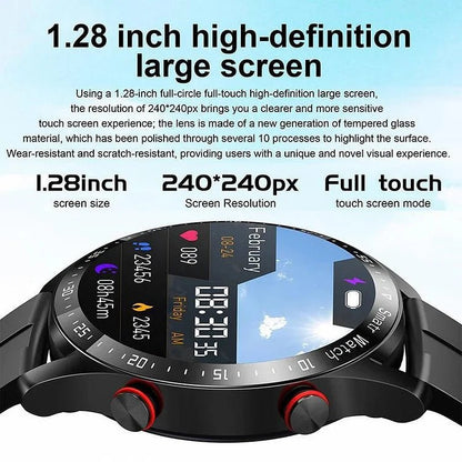 Smart Health Watch with Heart Rate, Blood Pressure and Blood Oxygen Tracking