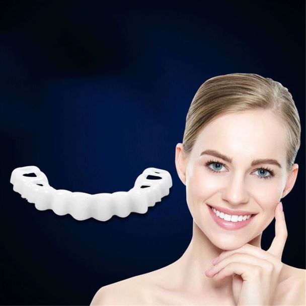 Snap-On Dentures with Adjustable Fit and Reusable Design