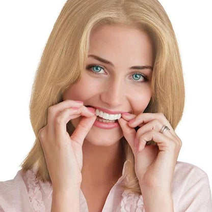 Snap-On Dentures with Adjustable Fit and Reusable Design