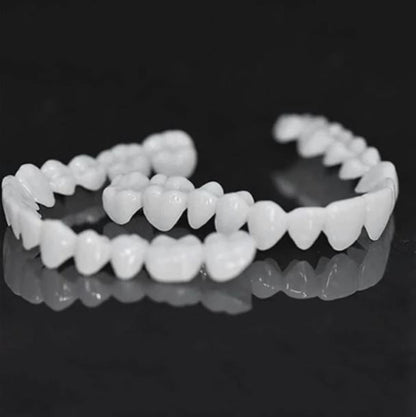 Snap-On Dentures with Adjustable Fit and Reusable Design