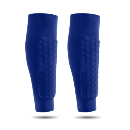 Soccer Shin Guards with Built-In Cushioning and Secure Sock Design