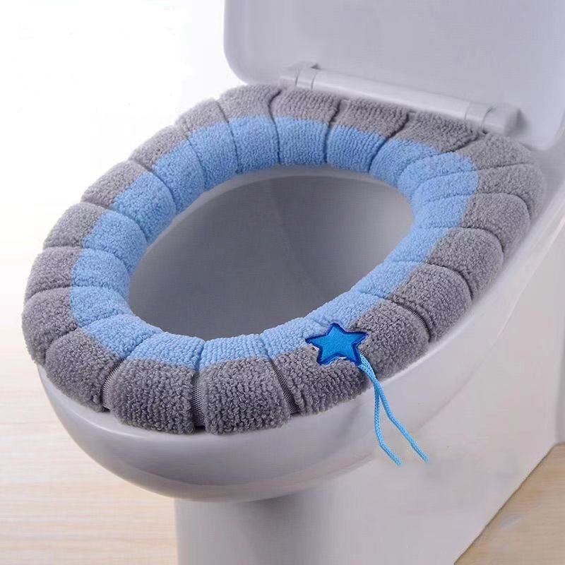 Soft Universal Toilet Seat Cover with Zipper and Handle