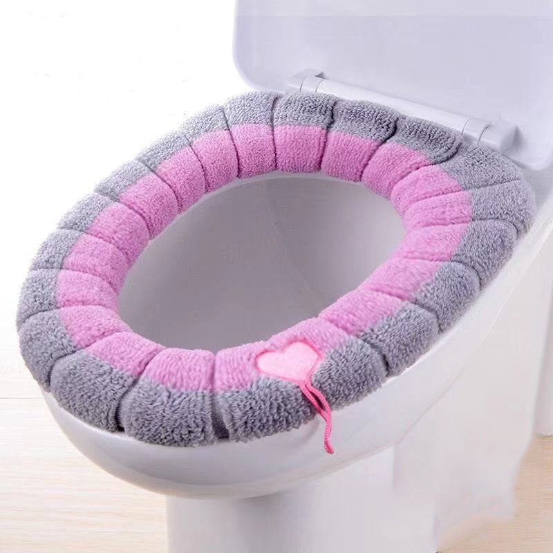 Soft Universal Toilet Seat Cover with Zipper and Handle