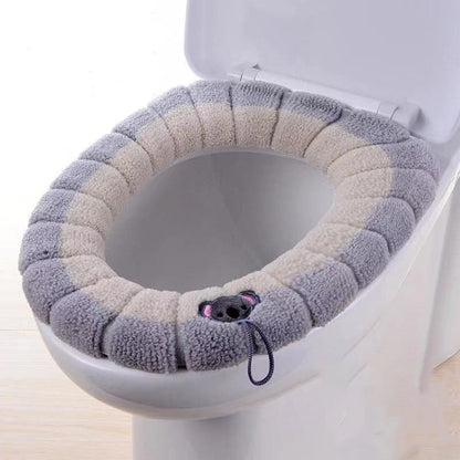 Soft Universal Toilet Seat Cover with Zipper and Handle