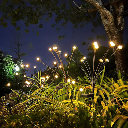 Solar Firefly Garden Lights with Automatic Dusk Activation and IP65 Waterproof Design