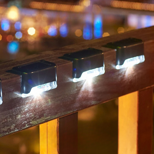 Solar Outdoor Wall Lights Waterproof LED Step Lamps