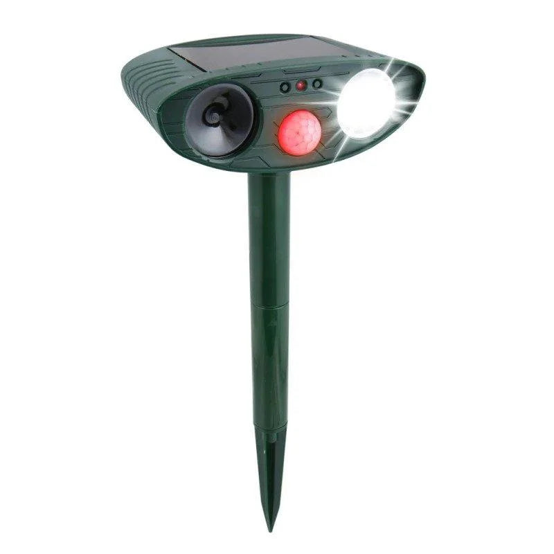 Solar Powered Ultrasonic Deer Repeller 4 Pack with Motion Detection