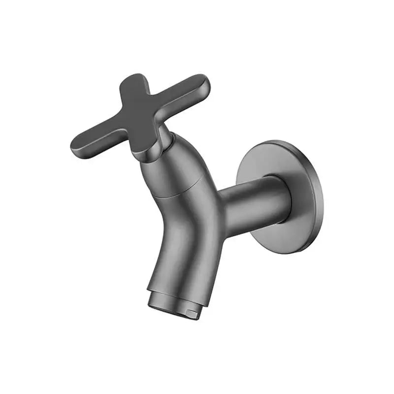 Solid Brass Wall Mounted Cold Water Tap with Single Lever Handle