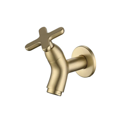 Solid Brass Wall Mounted Cold Water Tap with Single Lever Handle