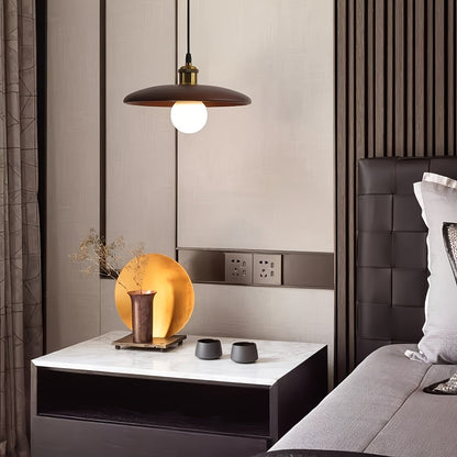 Solid Wood Nordic Pendant Light with Adjustable Suspension