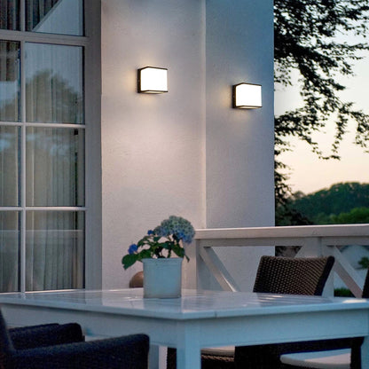 Square IP65 Outdoor LED Wall Light