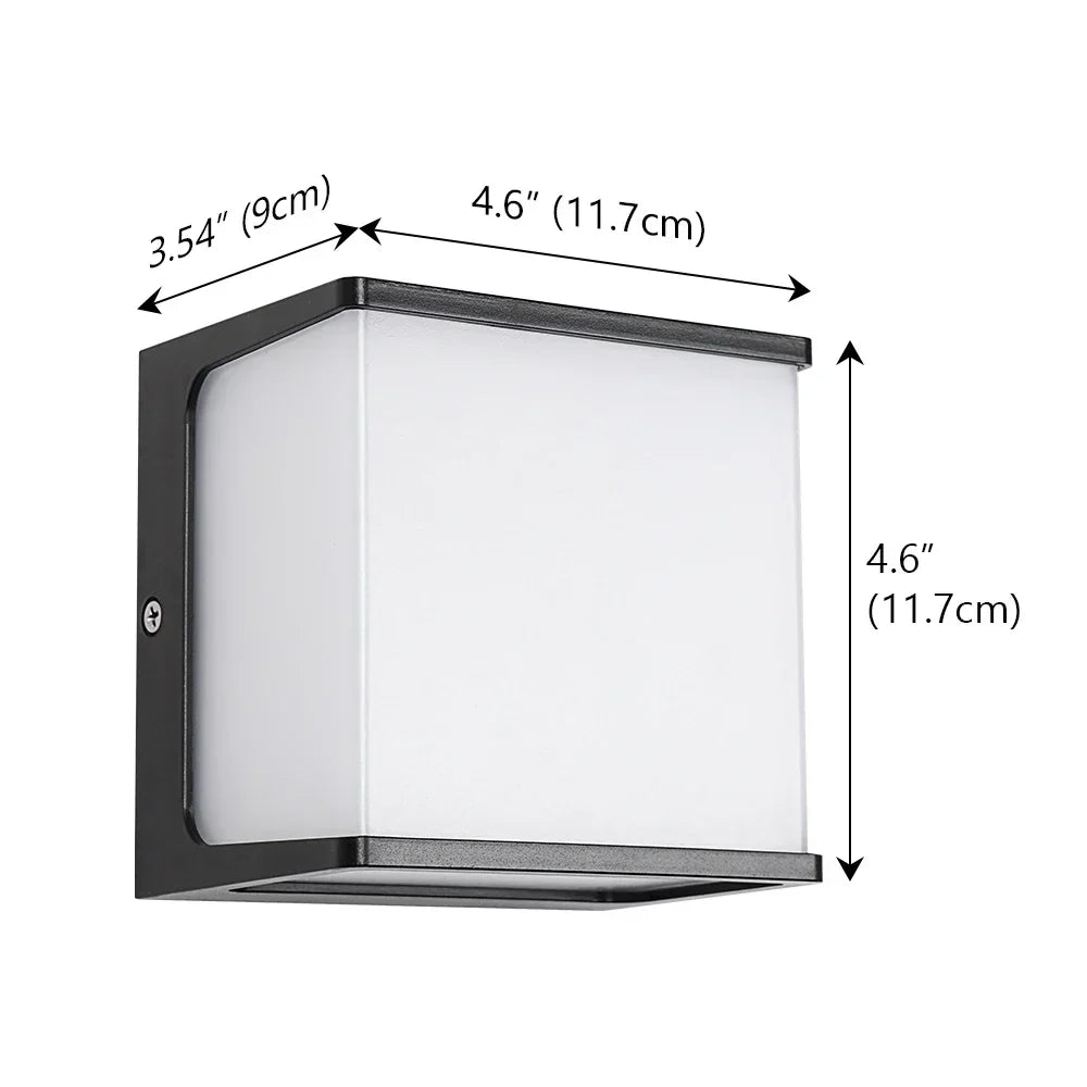 Square IP65 Outdoor LED Wall Light