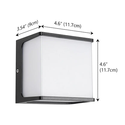 Square IP65 Outdoor LED Wall Light