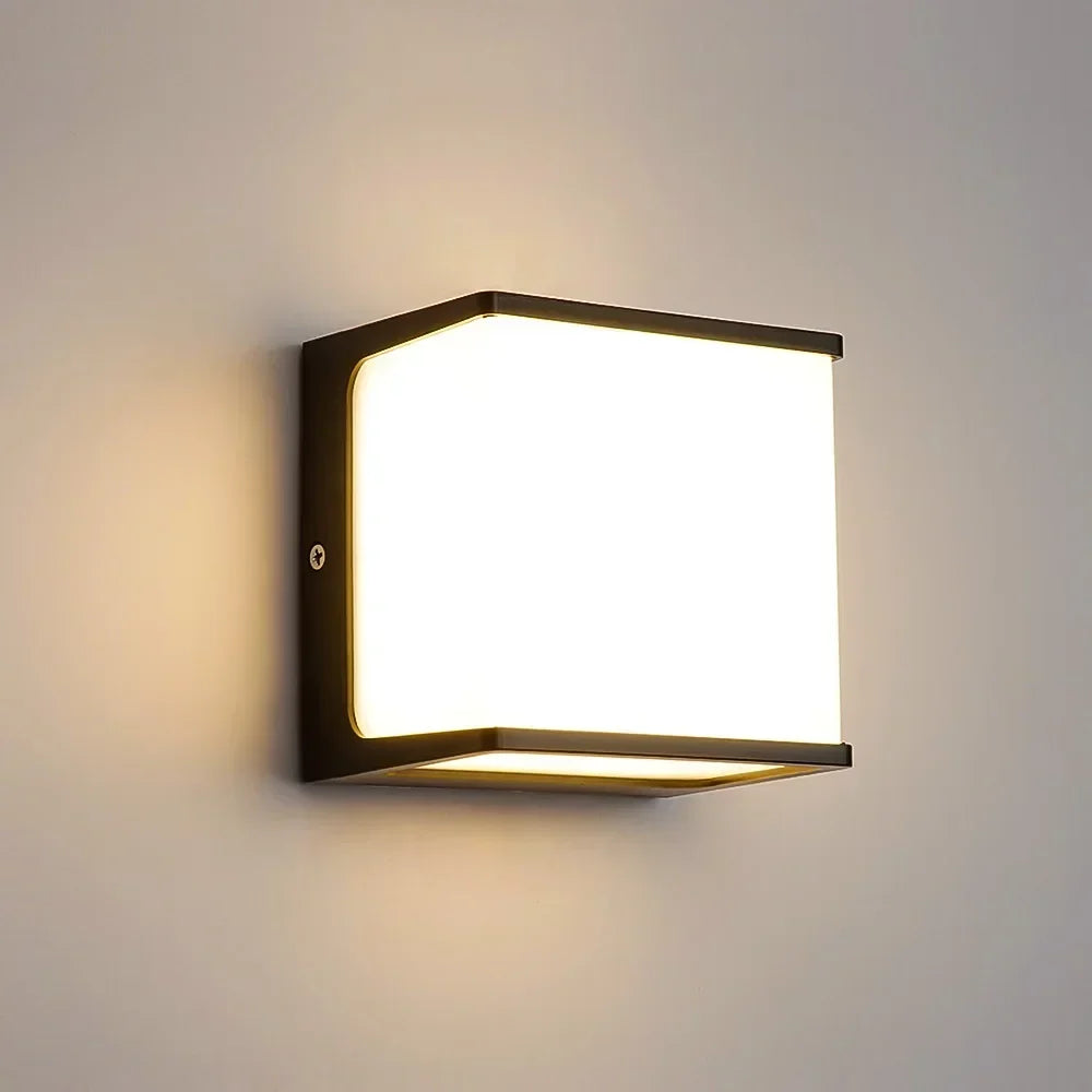 Square IP65 Outdoor LED Wall Light