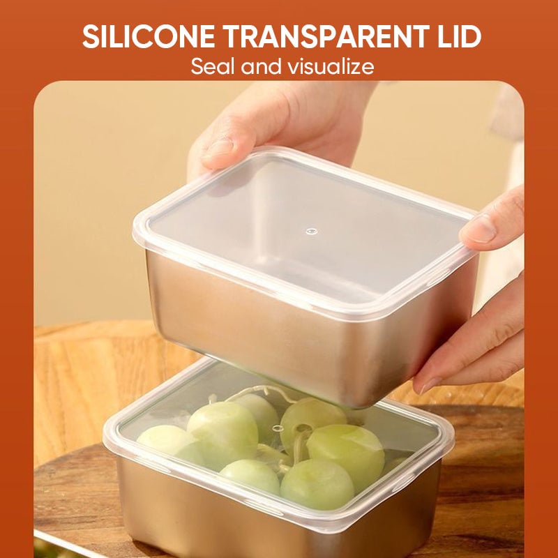Stainless Steel Food Storage Containers Durable Reusable Meal Boxes